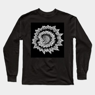 Dark Paisley Long Sleeve T-Shirt